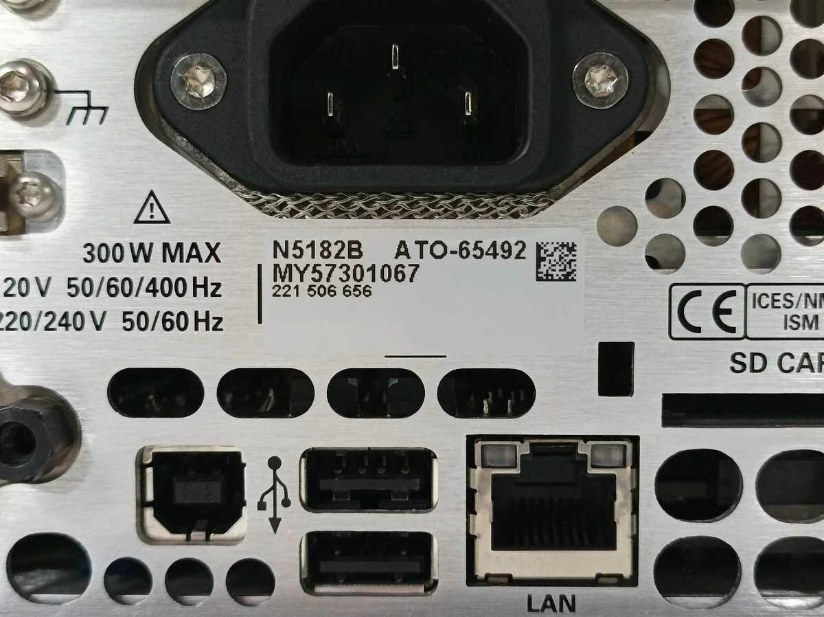 Keysight N5182B, MXG Vector Signal Generator, 9 kHz-6 GHz, w/OPT, OEM Cal. 08/2026 #