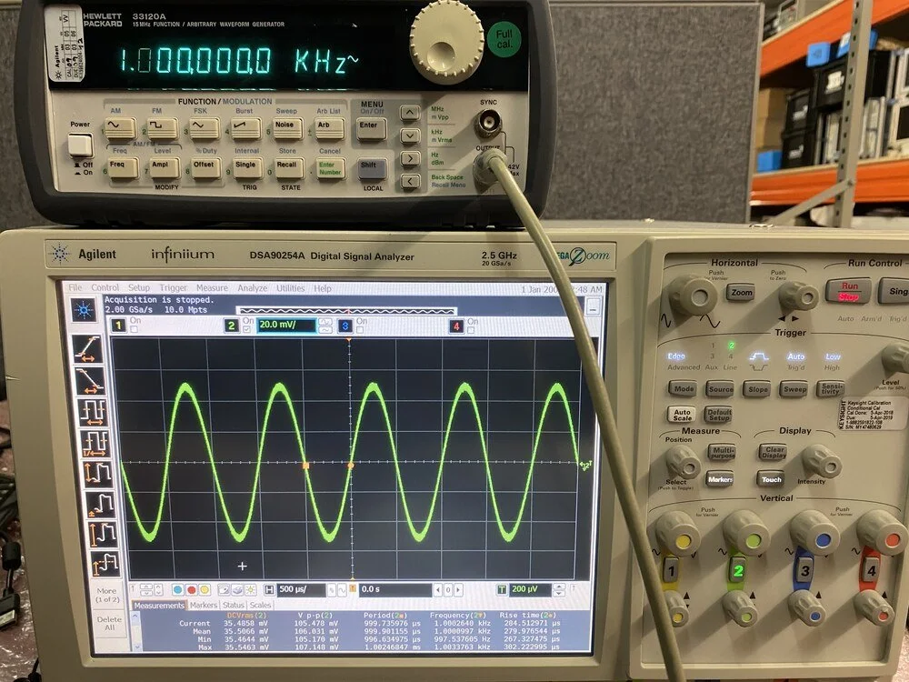Agilent DSA90254A, Digital Signal Analyzer, 2.5 GHz, 20 GSa/s, OPT: 009, DSA #