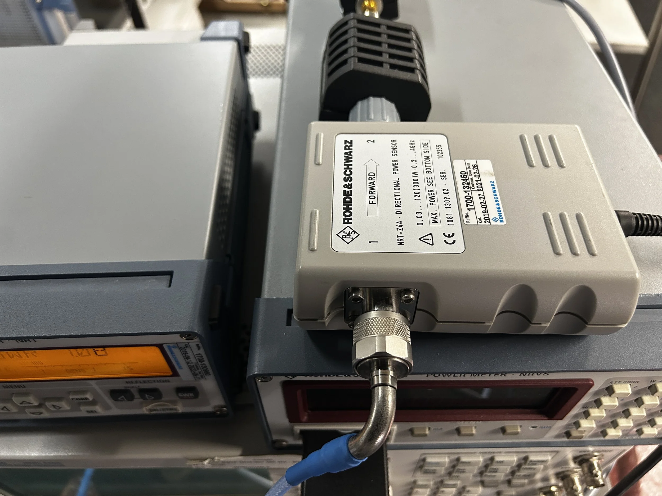 Rohde & Schwarz NRT, Power Reflection Meter + NRT-Z44 Directional Power Sensor #