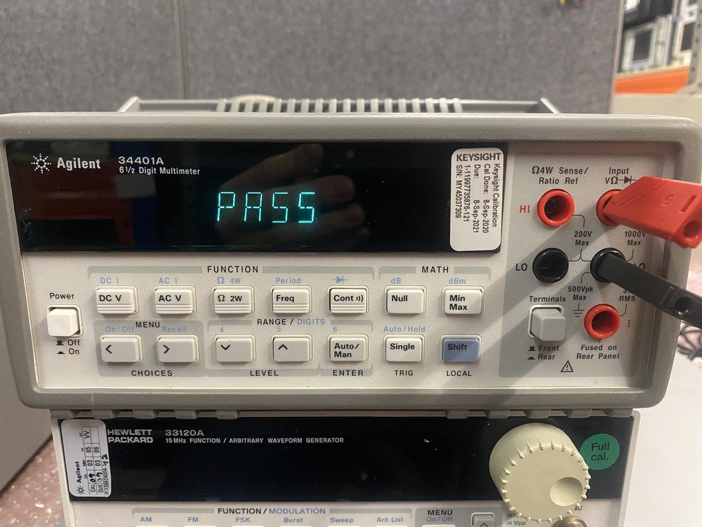 Hewlett Packard 34401A, Digital Multimeter #