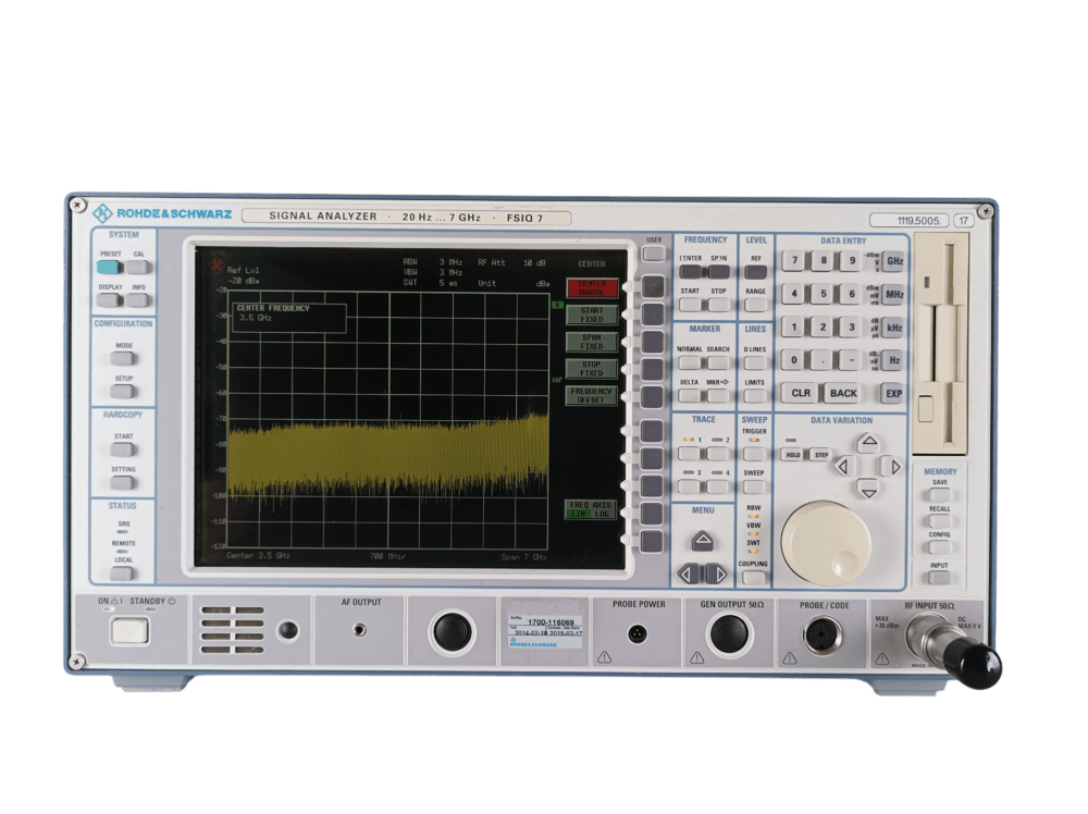 Rohde & Schwarz FSIQ 7, Signal Analyzer, 20Hz-7GHz #