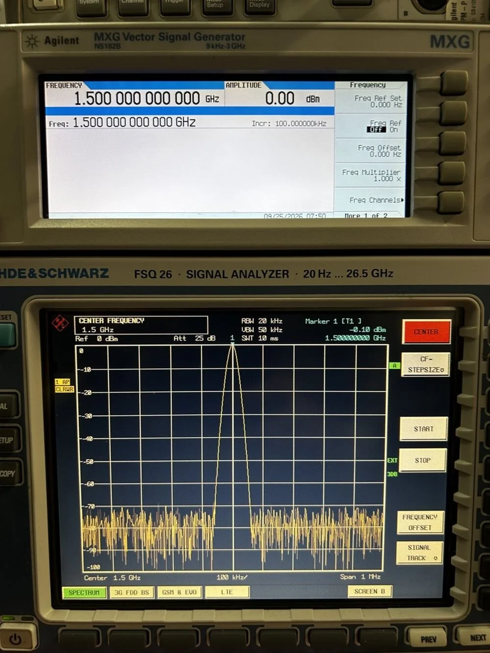 Agilent N5182B, MXG Vector Signal Generator, 9 kHz-3 GHz #