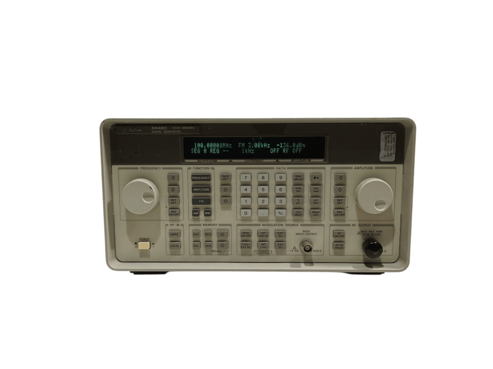 Agilent 8648C, Signal Generator, 9 kHz-3,2 GHz, OPT: STD #