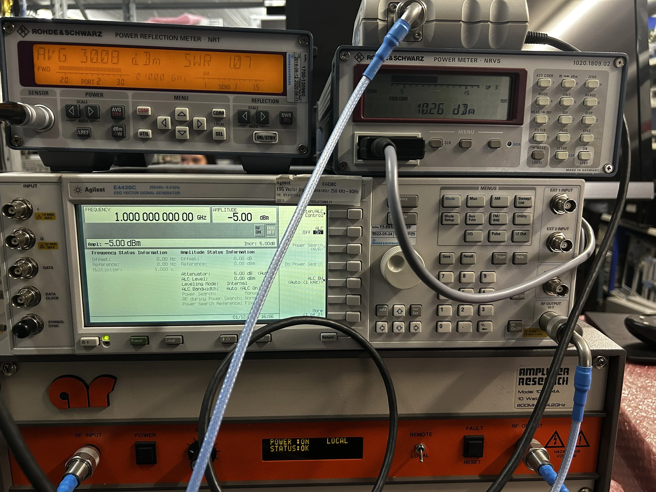 Rohde & Schwarz NRT, Power Reflection Meter + NRT-Z44 Directional Power Sensor #