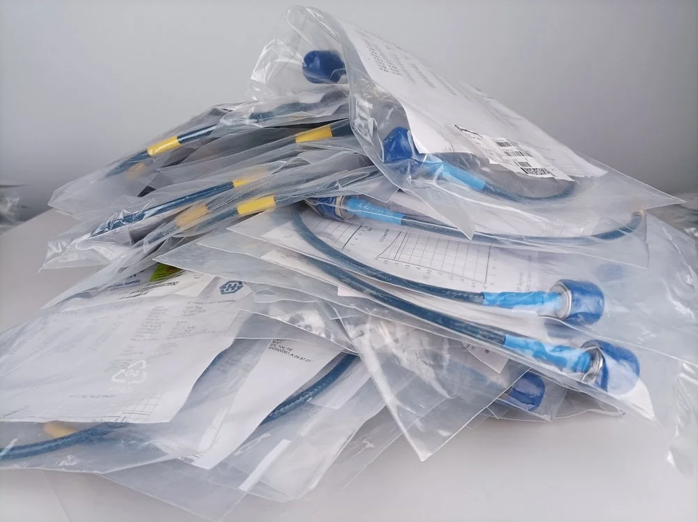 Huber+Suhner SF126E, Flexible Microwave Cable Assembly, 0.5m, N Connectors #
