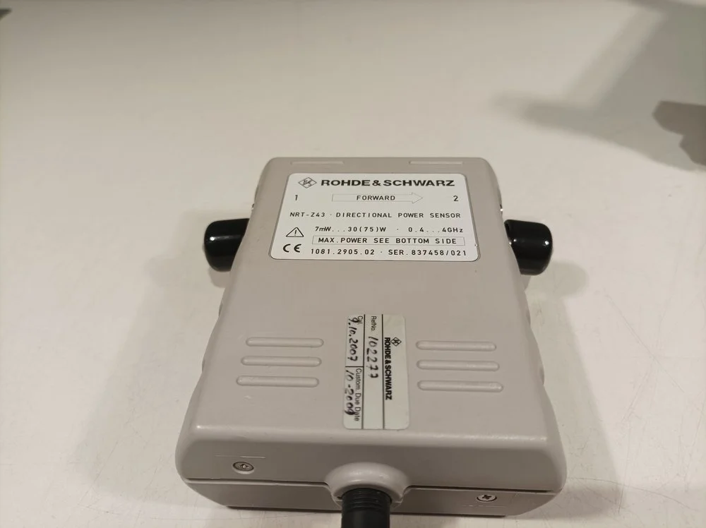 Rohde & Schwarz NRT, Power Reflection Meter + NRT-Z43 Directional Power Sensor