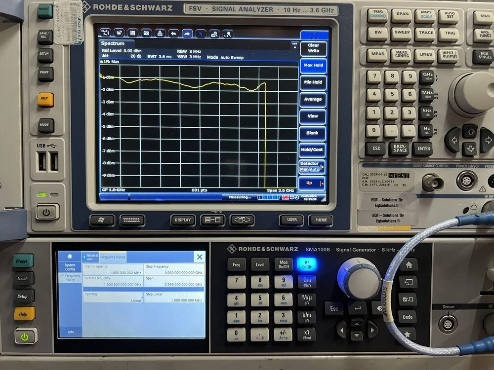 Rohde & Schwarz FSV3, Signal Analyzer, 10Hz-3.6GHz, OPT: B25, B29, K10, K72, 102511-Kj #