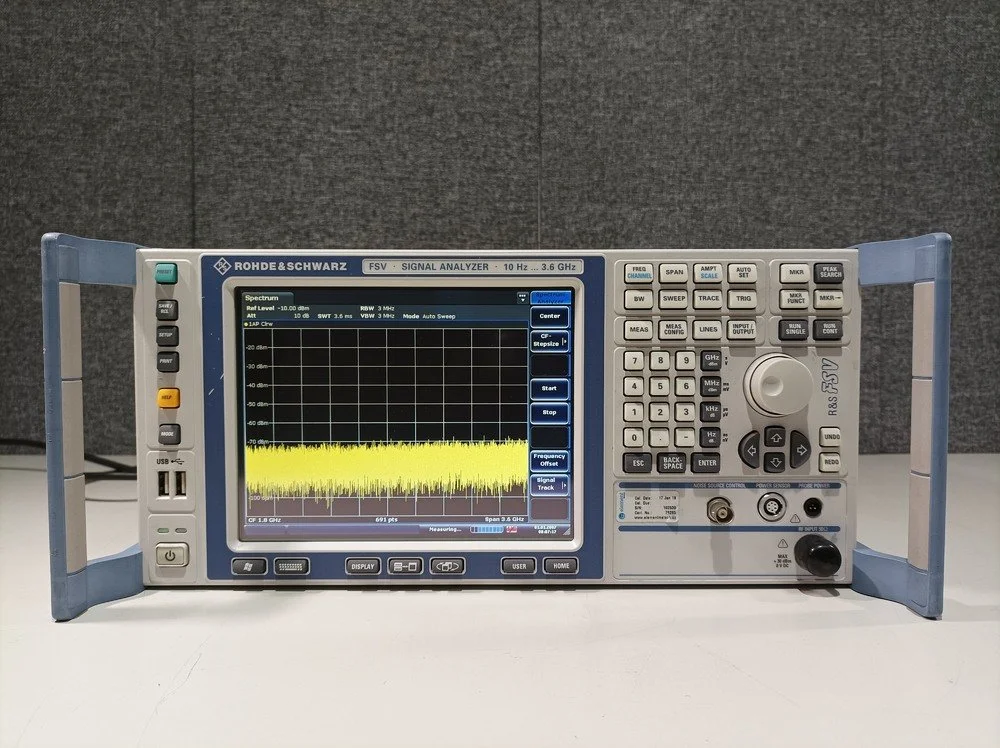 Rohde & Schwarz FSV3, Signal Analyzer, 10 Hz-3.6 GHz, OPT: B25, B29, K10, K72 #