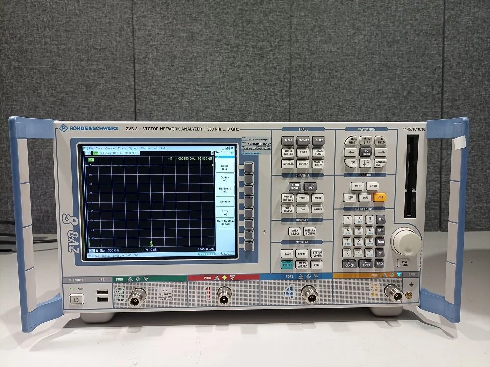 Rohde & Schwarz ZVB8, Vector Network Analyzer, 300 kHz-8 GHz, 4-port #