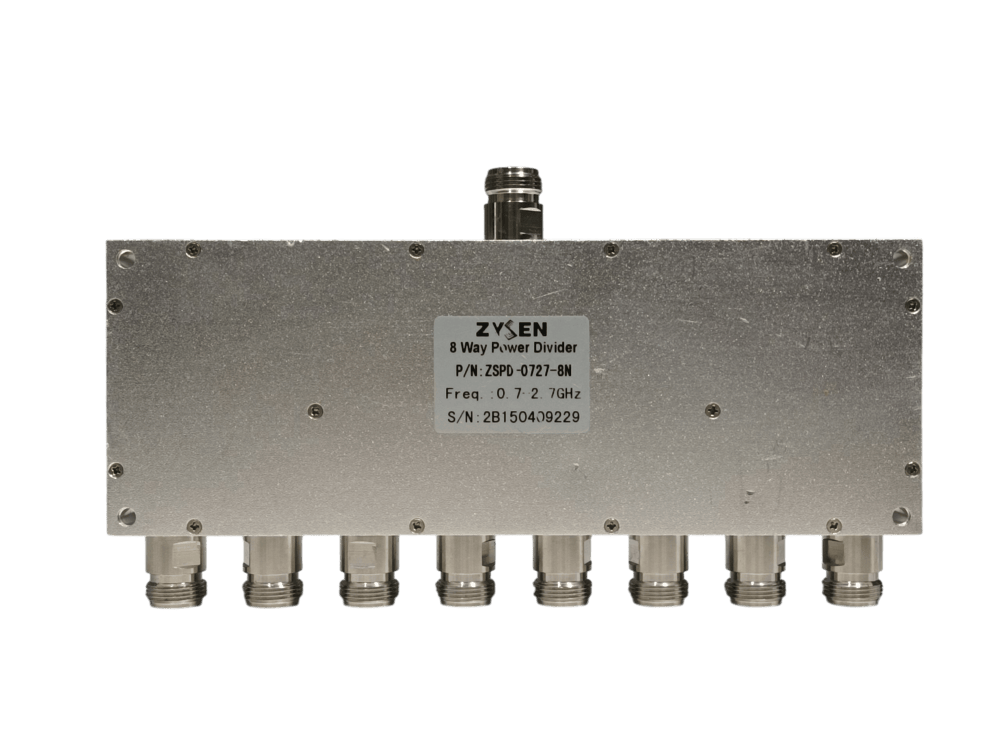 Zysen 8 Way Power Divider ZSPD-0727-8N, 0.7-2.7 GHz #