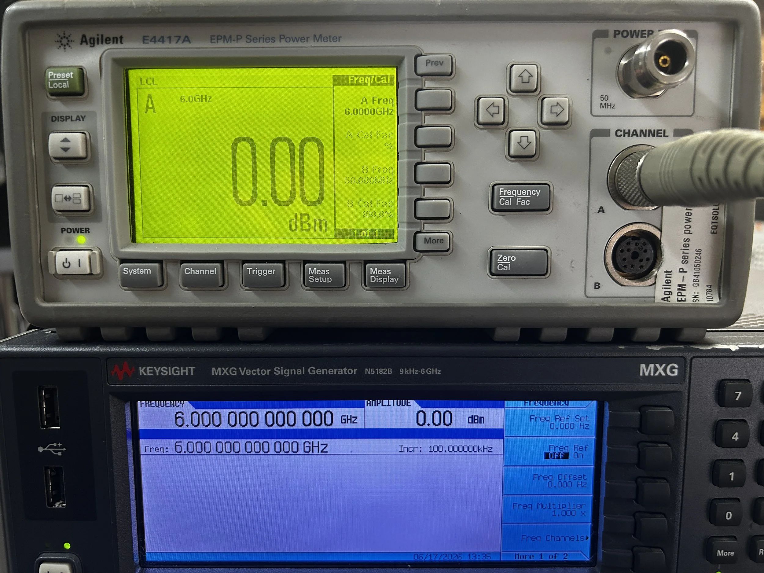 Agilent E9301A, Average Power Sensor, 10 MHz - 6 GHz, 20 dBm, N