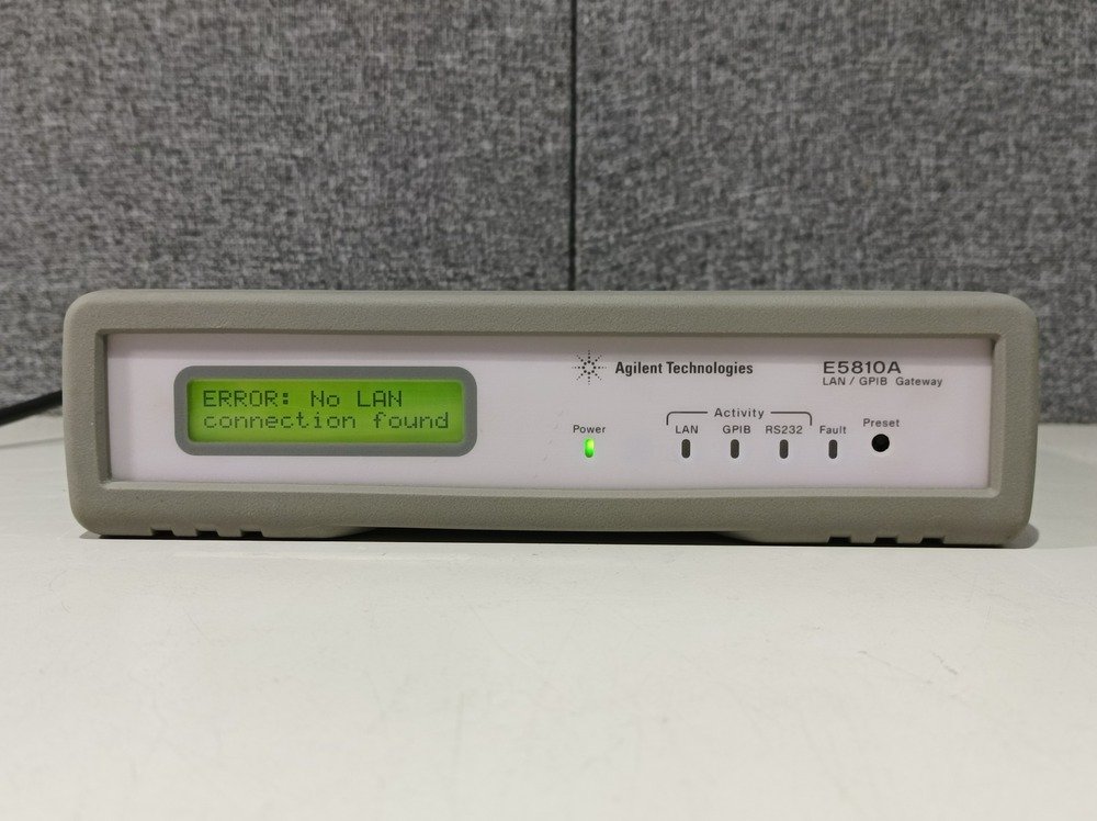 Agilent E5810A, LAN / GPIB Gateway #