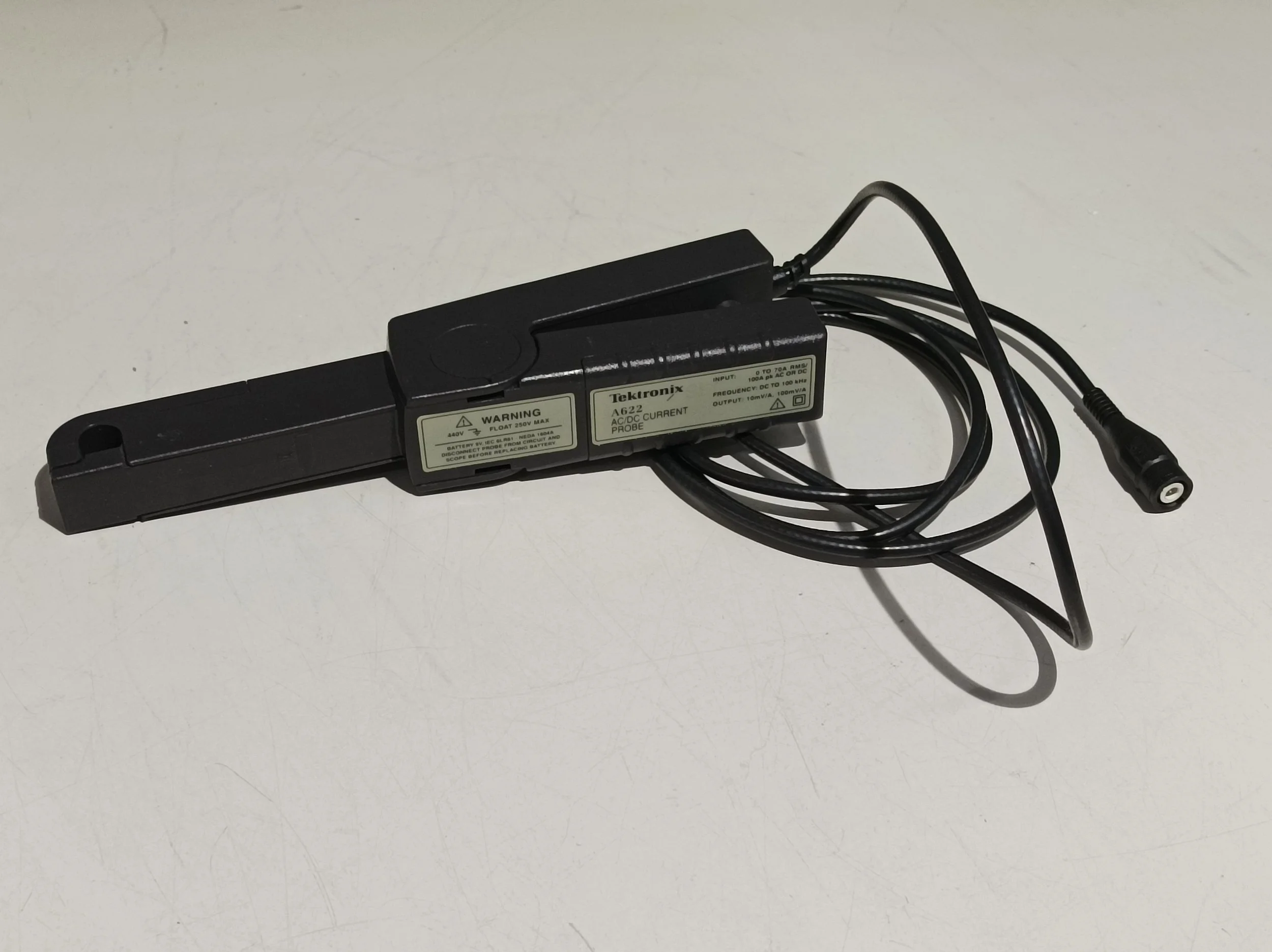 Tektronix A622, Current Probe, AC/DC - 100 kHz, 50 mA - 100 A #