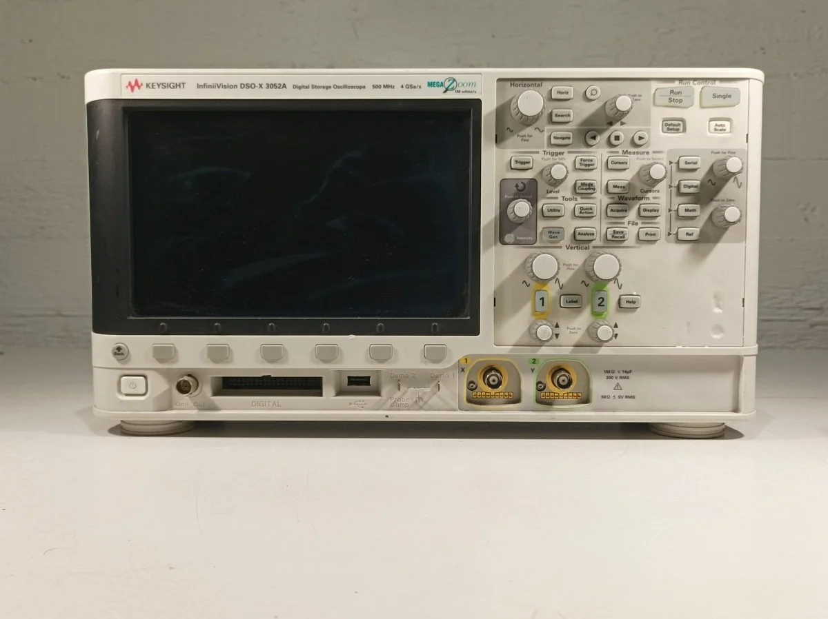 Agilent DSO-X 3052A, Digital Storage Oscilloscope, 2 Ch, 500 MHz, 4 GSa/s #