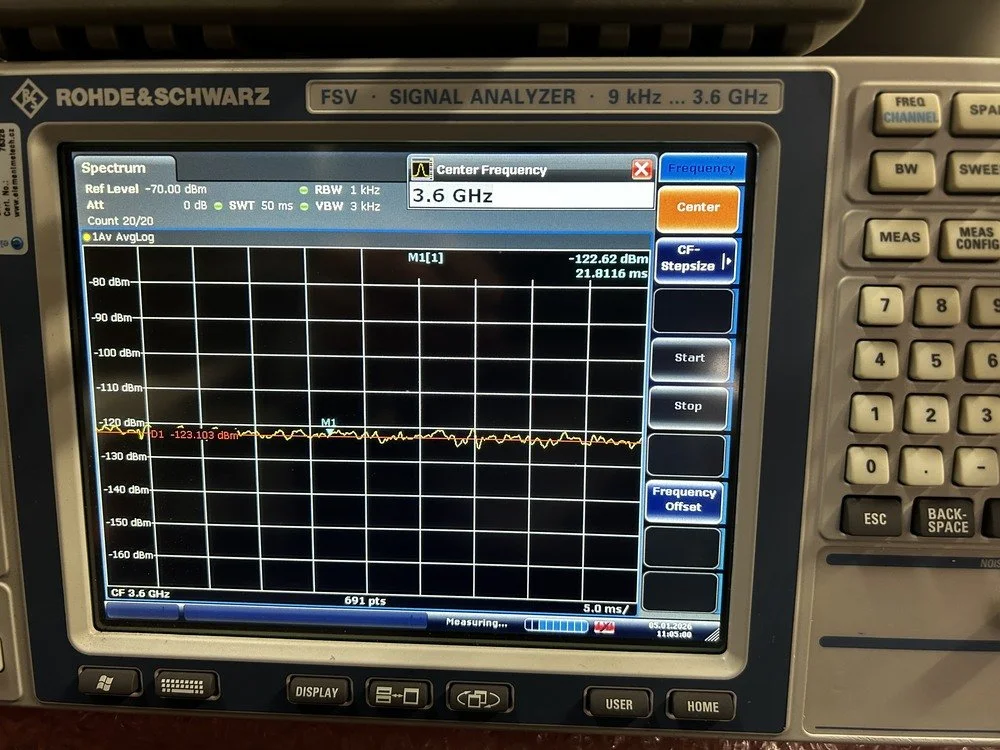 Rohde & Schwarz FSV3, Signal Analyzer, 10 Hz-3.6 GHz, OPT: B25, K10, K72 #