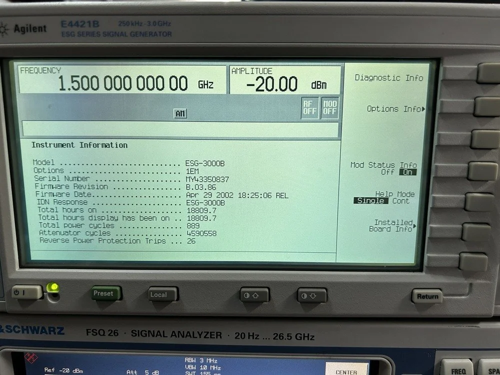 Agilent E4421B ESG Series Signal Generator, 250kHz-3.0GHz