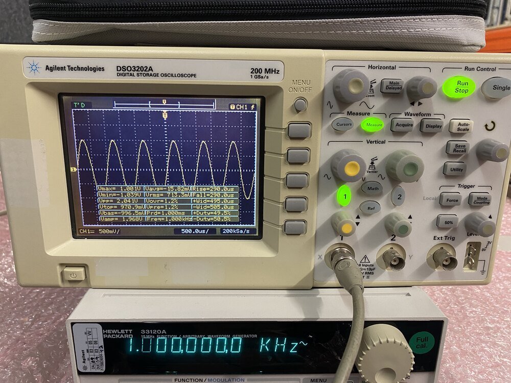 Agilent DSO3202A Digital Storage Oscilloscope, 200MHz, 1GSa/s #