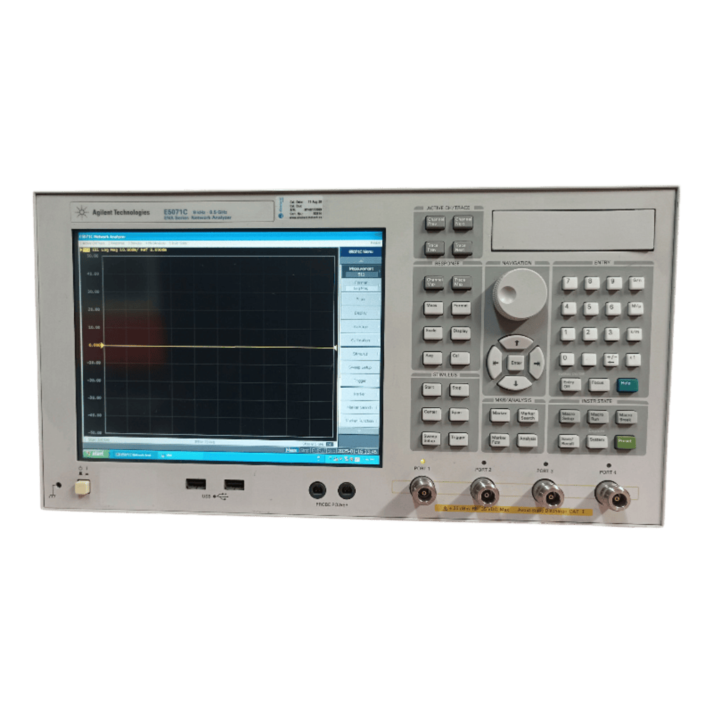 Agilent E5071C, 4-Port ENA Series Network Analyzer, 9kHz – 8,5GHz, 019, 480, UNQ. MY46110669 #
