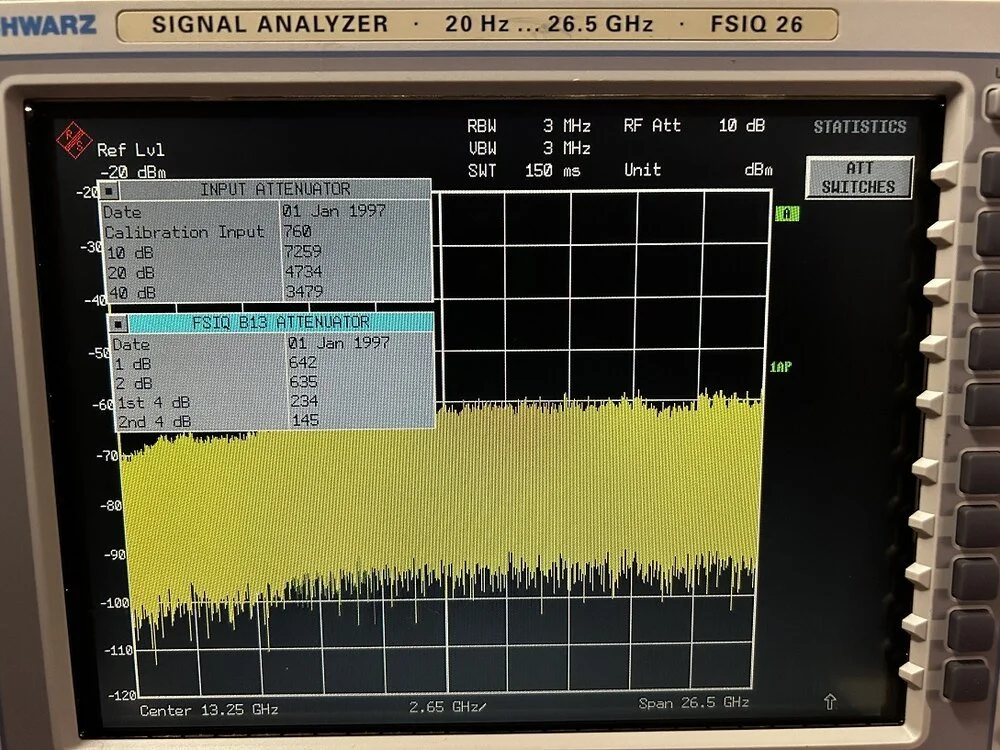 Rohde & Schwarz FSIQ26, Signal Analyzer, 20Hz-26.5GHz, Loaded with Options
