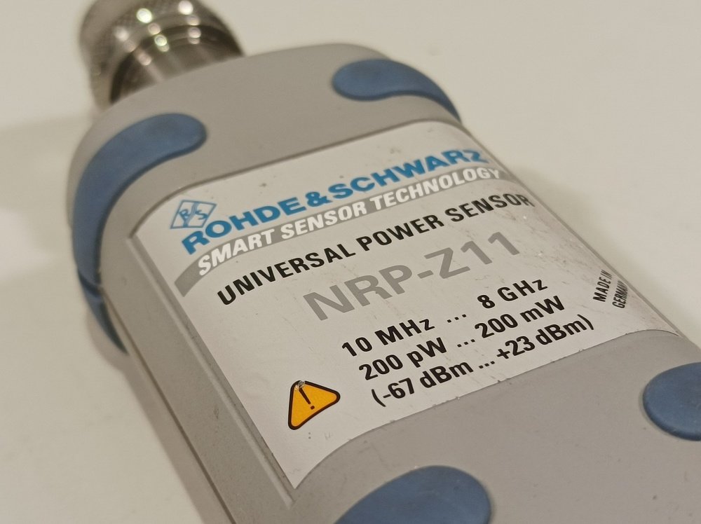 Rohde & Schwarz NRP-Z11, RF Power Sensor, 10 MHz-8 GHz, 200 pW to 200 mW with NRP-Z4 USB Cable #