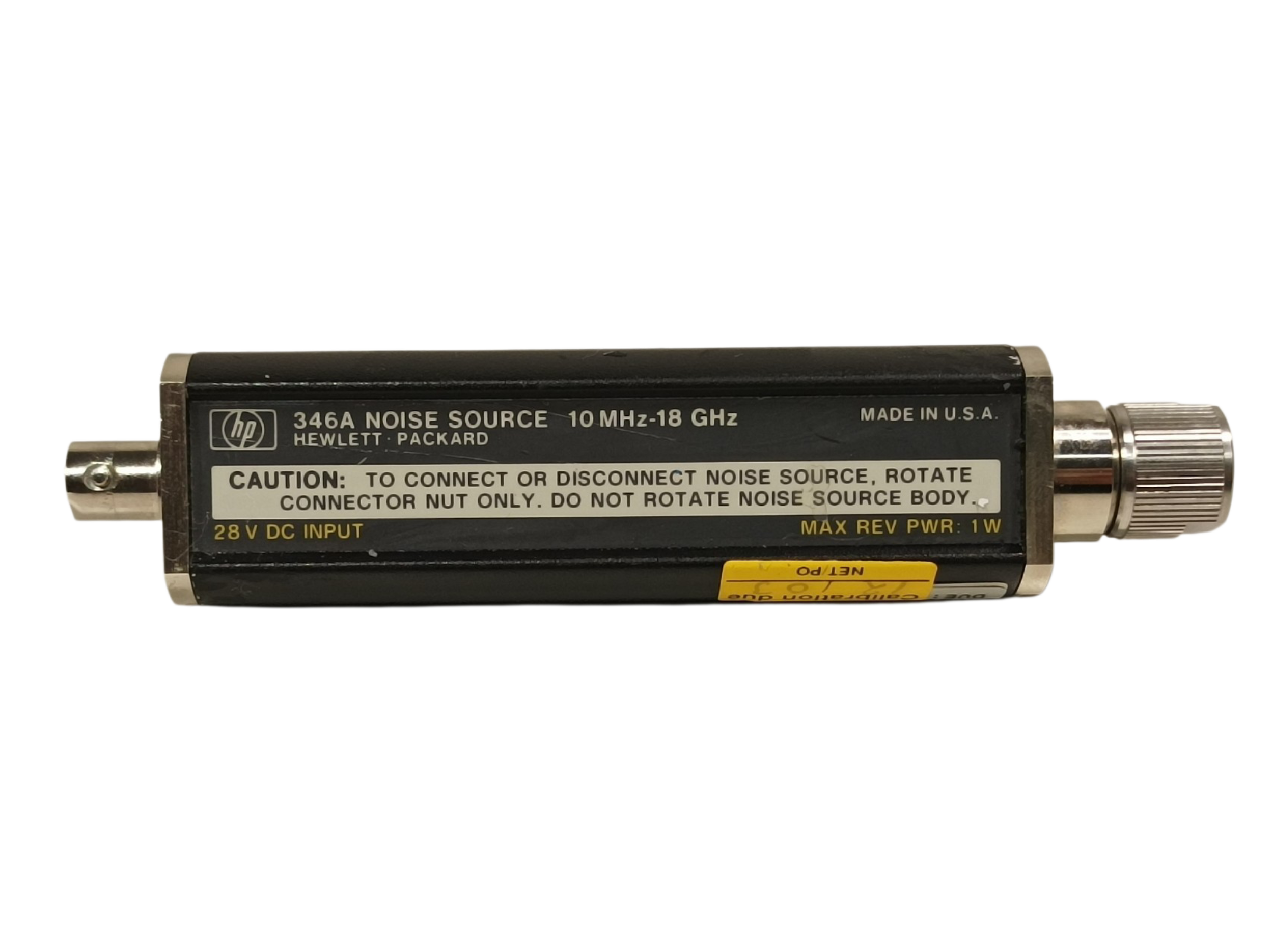 HEWLETT PACKARD 346A, Noise Source, 10 MHz-18 GHz, N (f) #