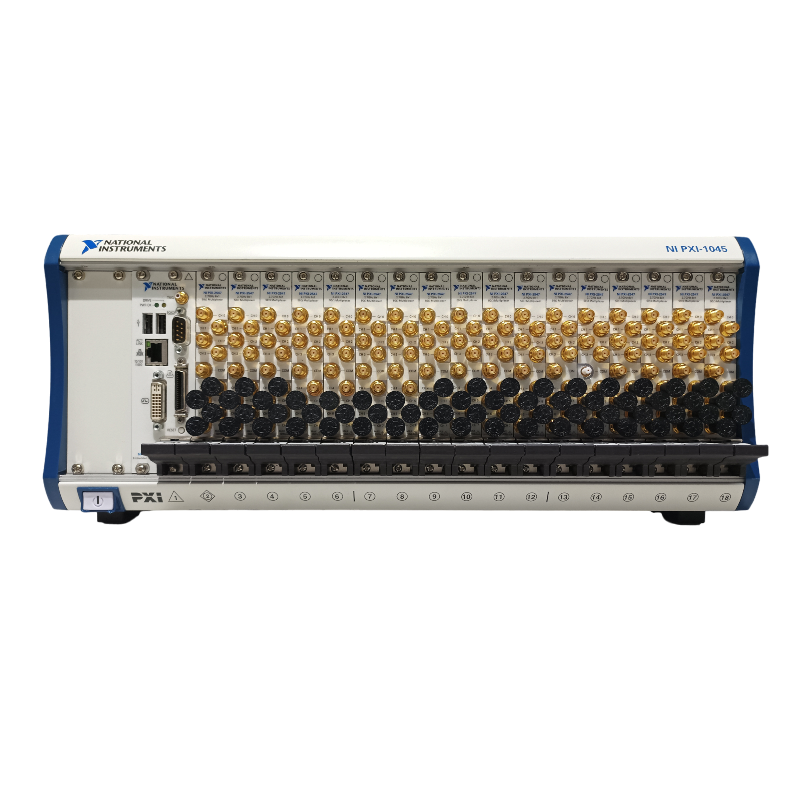 NI PXI-1045, 18 Slots Mainframe, with 17*PXI-2547, PXI-8820 #