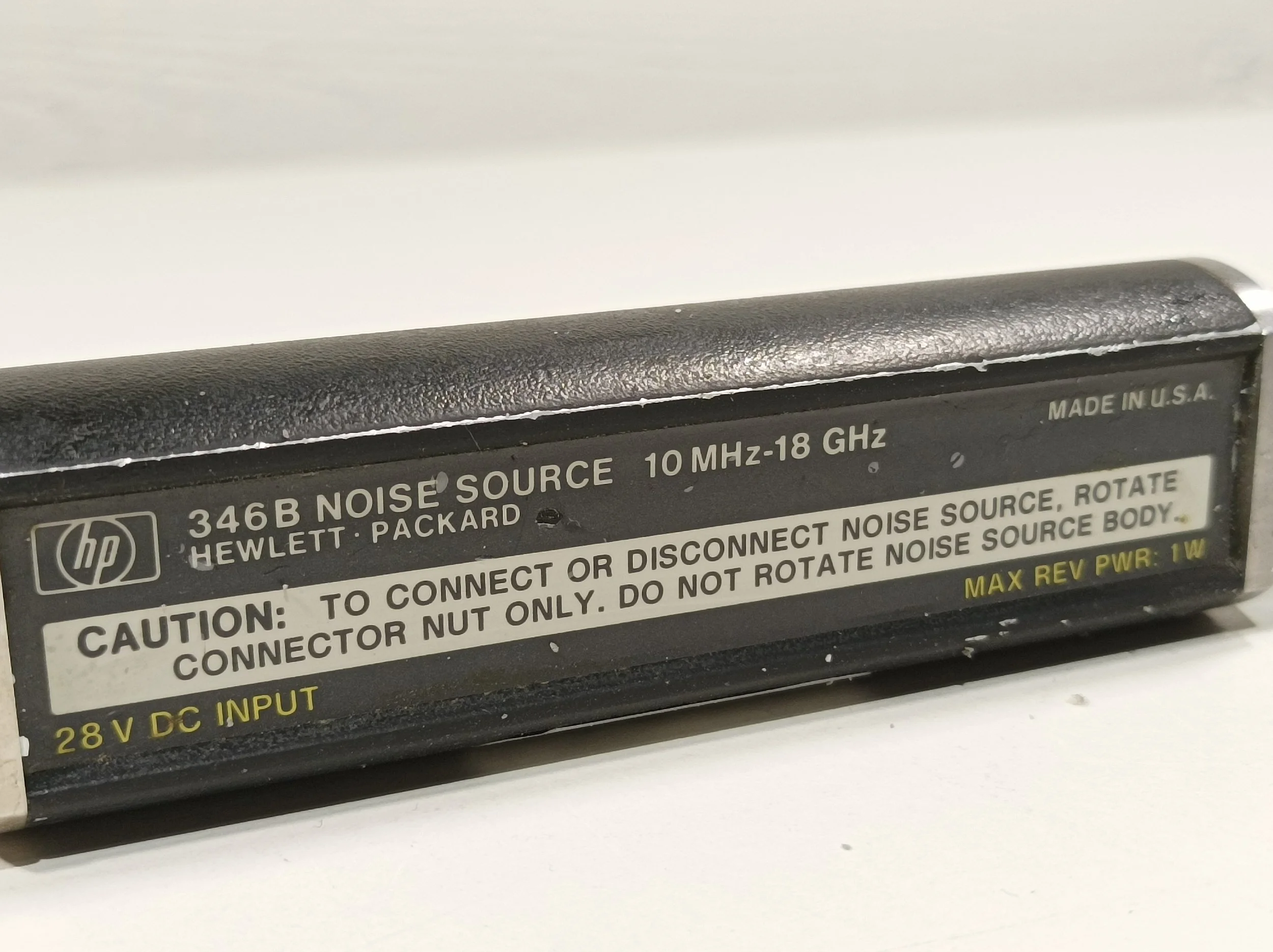 HEWLETT PACKARD 346B, Noise Source, 10 MHz-18 GHz, N (f) #