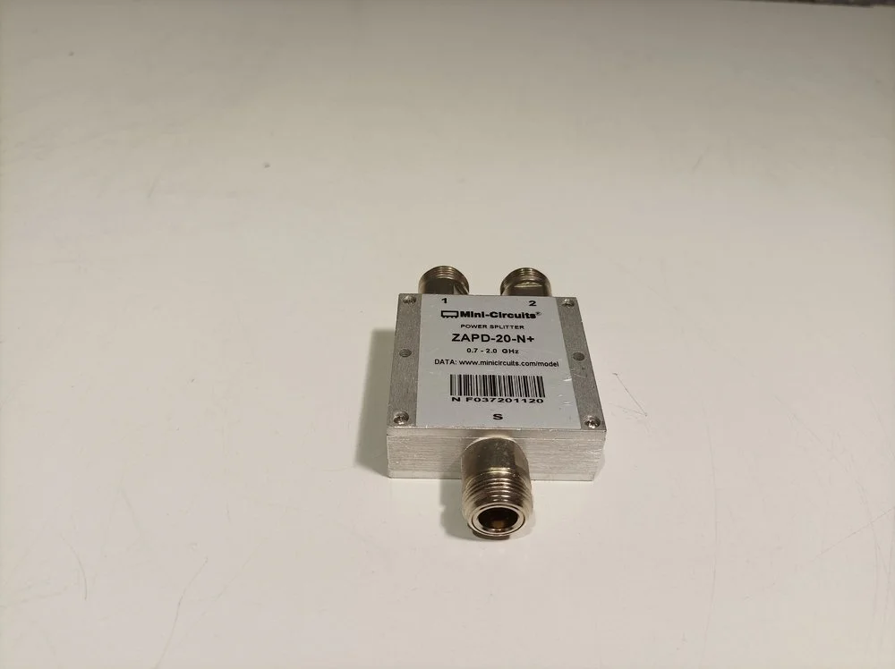 Mini-Circuits ZAPD-20-N+, 2 Ways DC Pass Power Splitter, 700 - 2000 MHz, 50Ω #