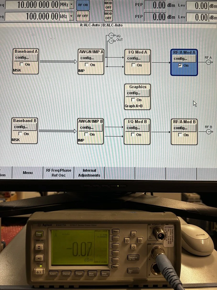 Rohde & Schwarz SMATE200A, Vector Signal Generator, 100kHz-6GHz, loaded with options #