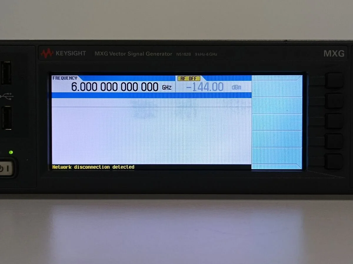 Keysight N5182B, MXG Vector Signal Generator, 9 kHz-6 GHz, w/OPT, OEM Cal. 08/2026 #