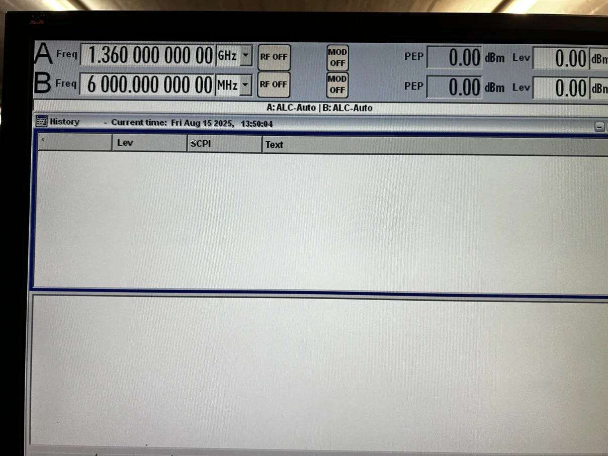 Rohde & Schwarz SMATE200A, Vector Signal Generator, 100kHz-6GHz, loaded with options #