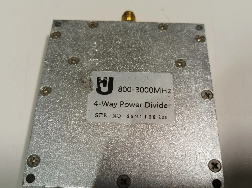 HJ, 4 way Power Divider 0.8-3.0 GHz #