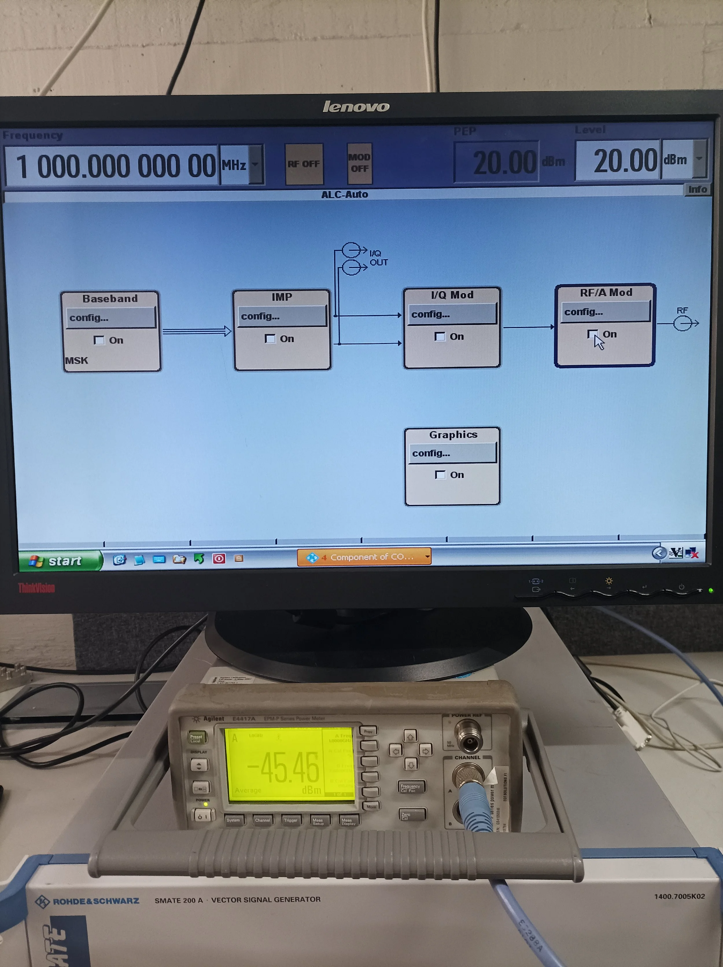 Rohde & Schwarz SMATE200A, Vector Signal Generator, 100kHz-6GHz, loaded with options 101540#
