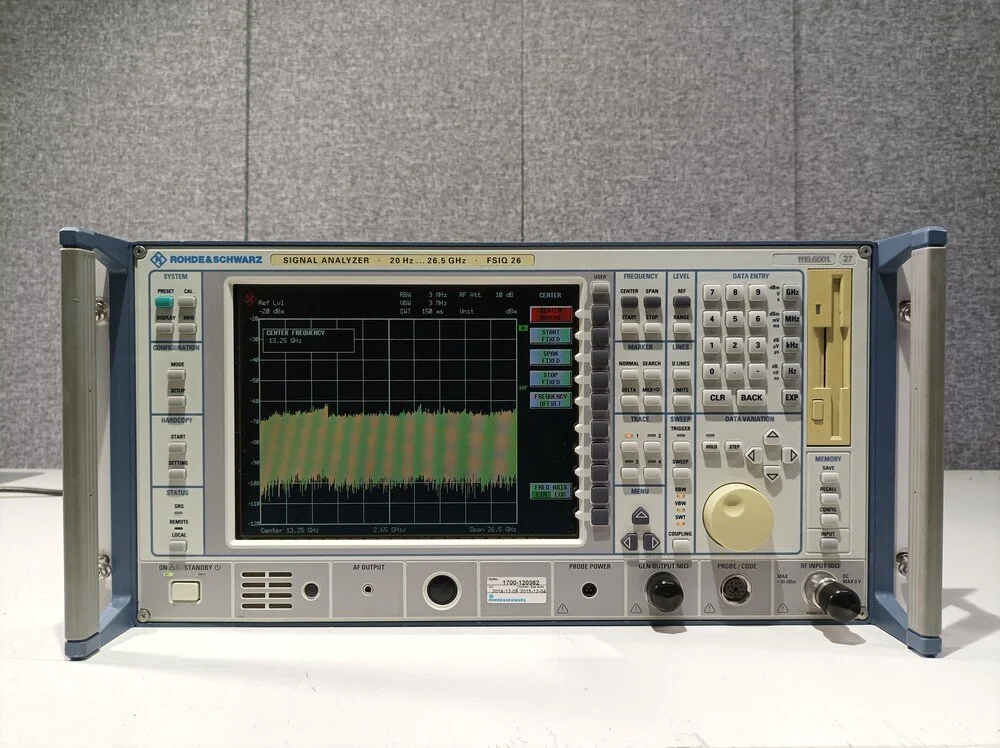 Rohde & Schwarz FSIQ26, Signal Analyzer, 20Hz-26.5GHz, Loaded with Options
