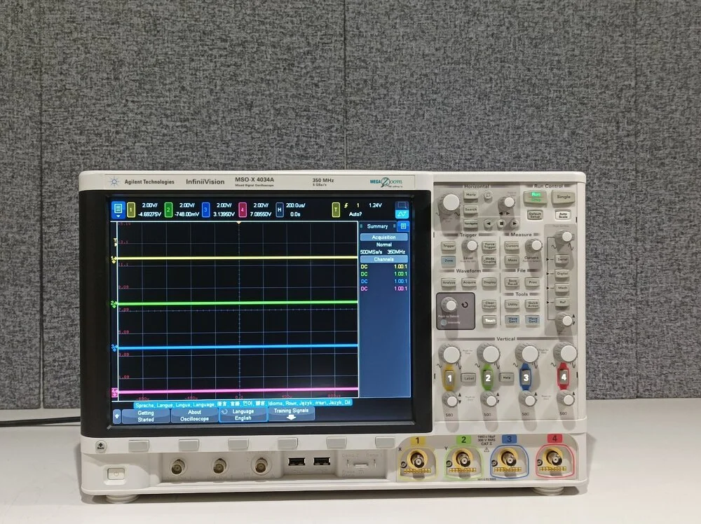 Agilent MSOX4034A, MSO, 350 MHz, 4 plus 16 Digital Channels, w/Options & Accessories #