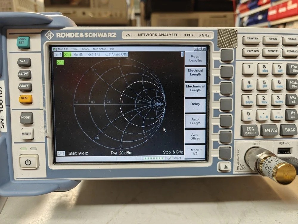 Rohde & Schwarz ZVL6, Vector Network Analyzer, 9 kHz - 6 GHz #