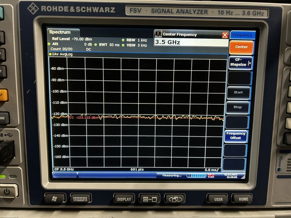 Rohde & Schwarz FSV3, Signal Analyzer, 10 Hz-3.6 GHz, OPT: B25, B29, K10, K72 #