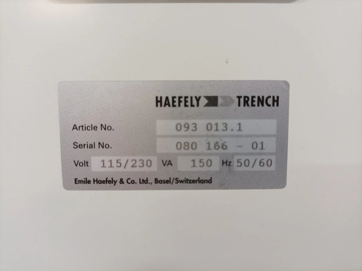 Haefely PLINE1610, Voltage/interruption tester #