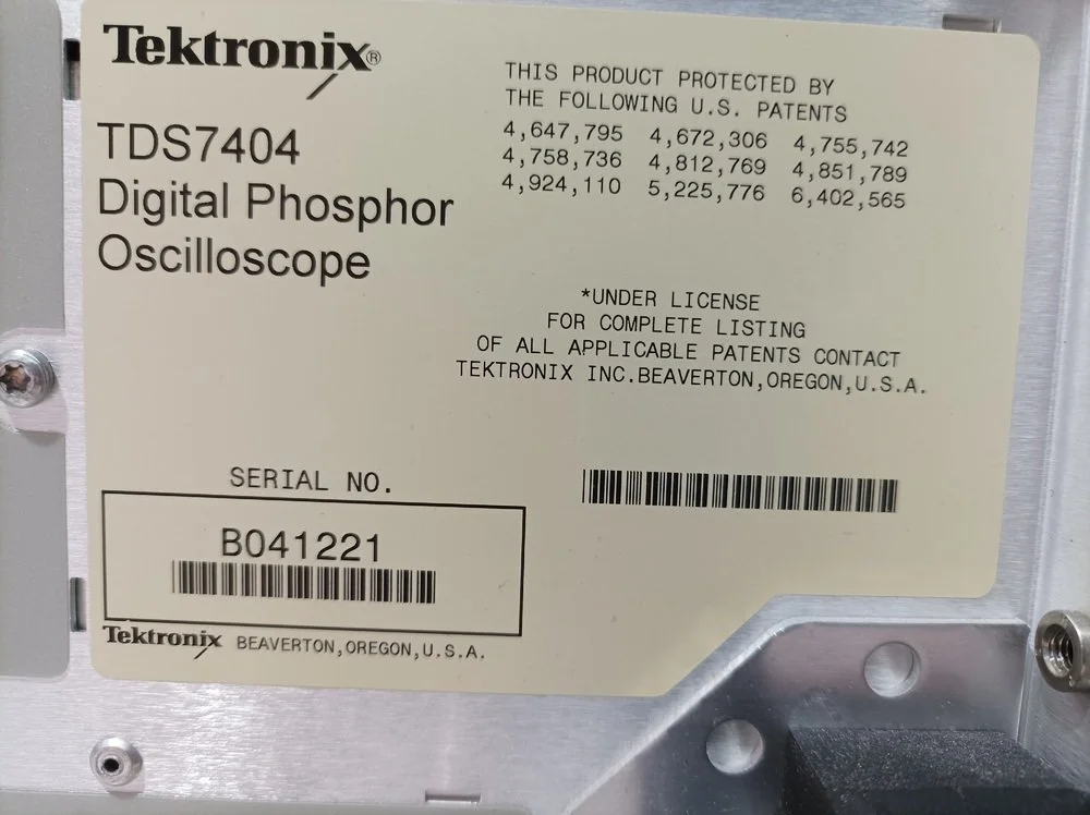 Tektronix TDS 7404, Digital Phosphor Oscilloscope #