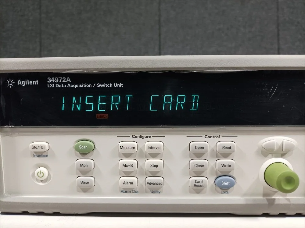 Agilent 34972A, LXI Data Acquisition/Switch Unit