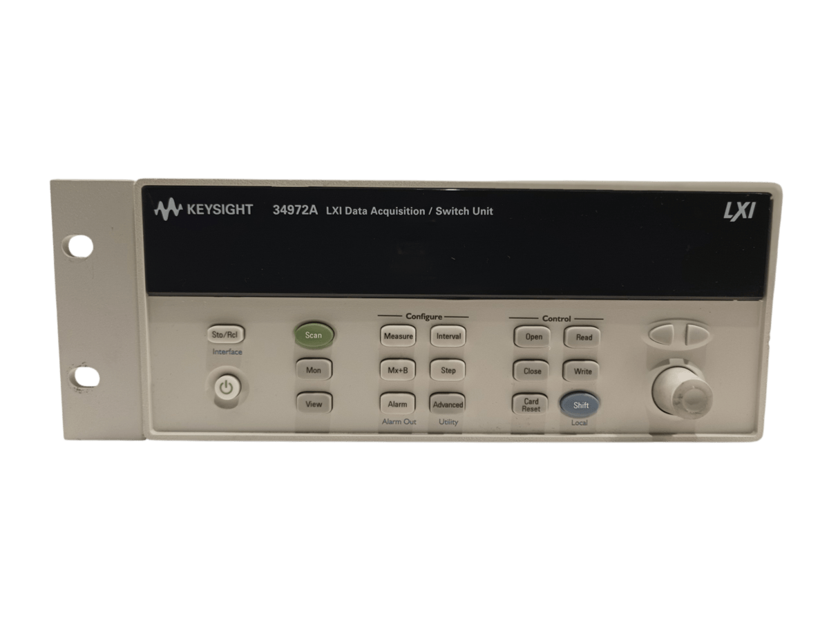 Keysight 34972A, LXI Data Acquisition/Switch Unit #