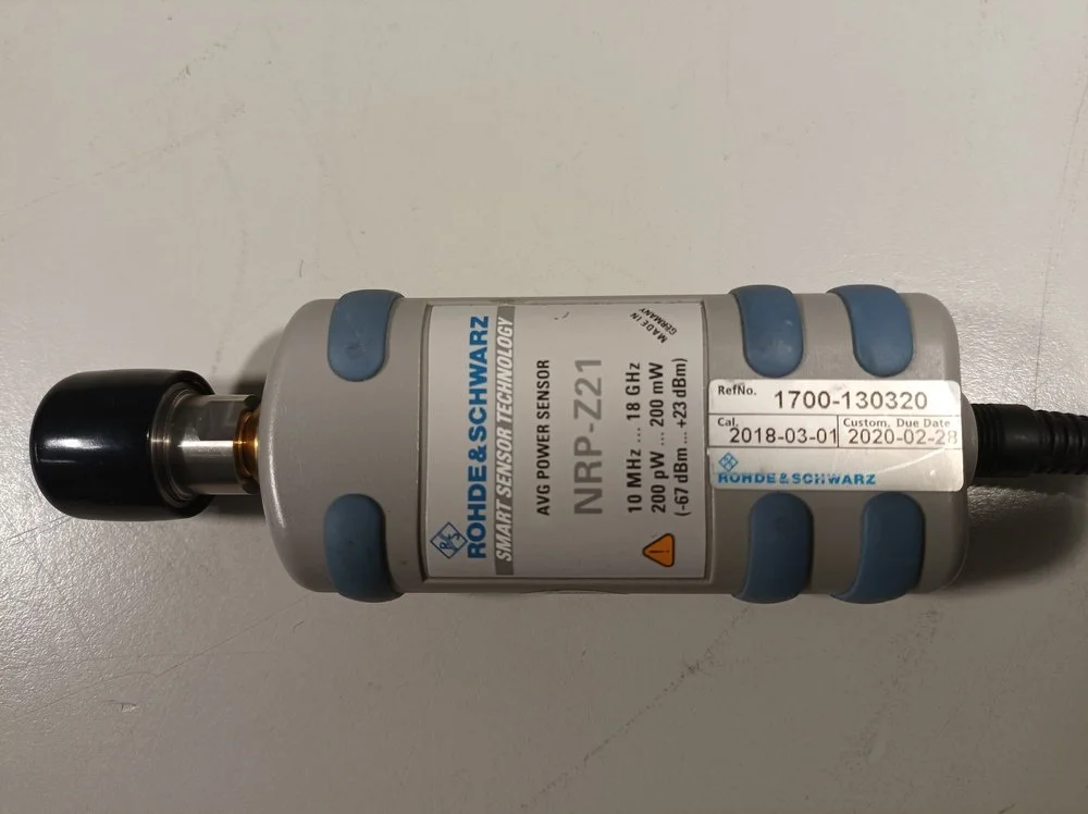 Rohde & Schwarz NRP-Z21, 10MHz-18GHz  sensor with NRP-Z4 USB adapter