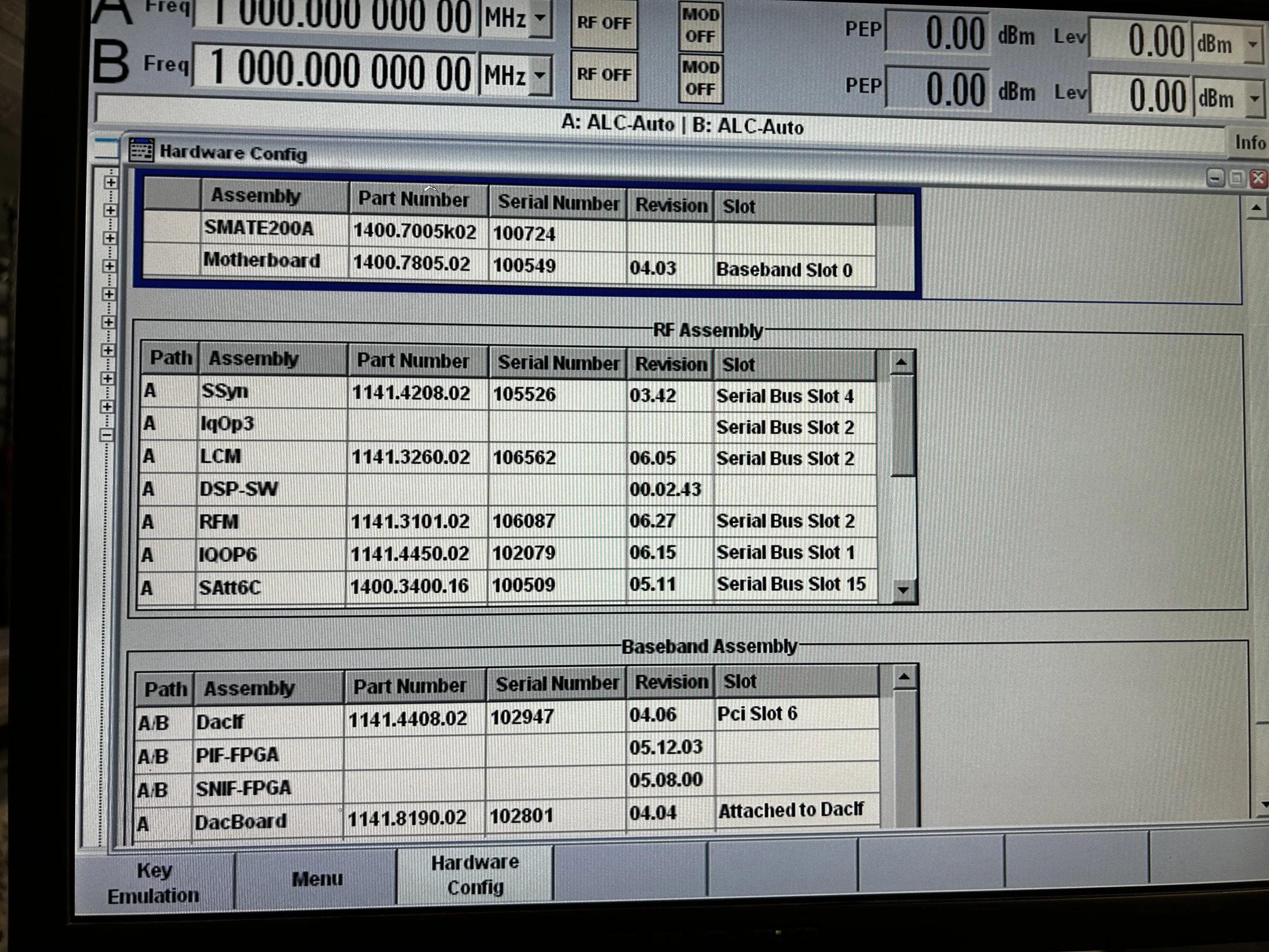 Rohde & Schwarz SMATE200A, Vector Signal Generator, 100kHz-6GHz, w/OPT, 100724 #