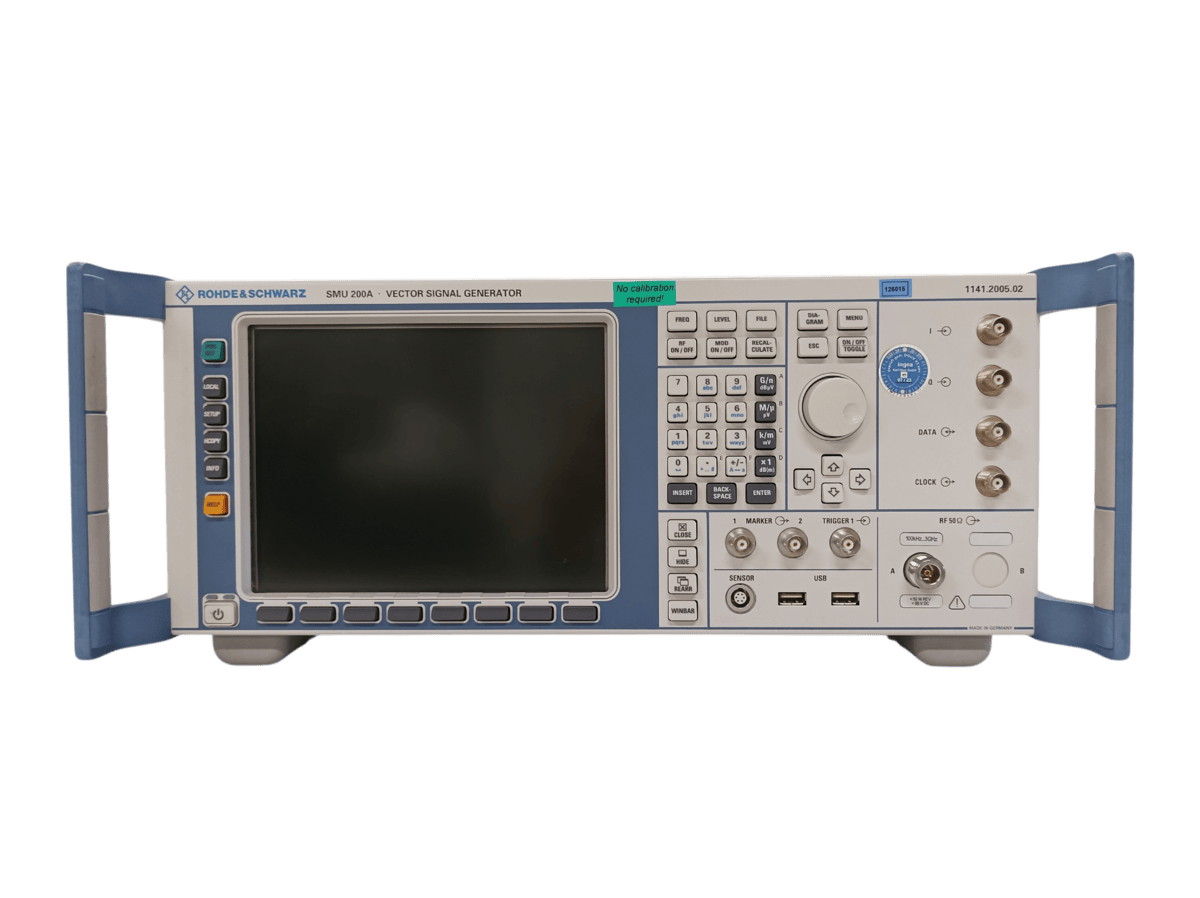 Rohde & Schwarz SMU 200A Vector signal generator OPT: B10, B13, B17, B103, K55 #