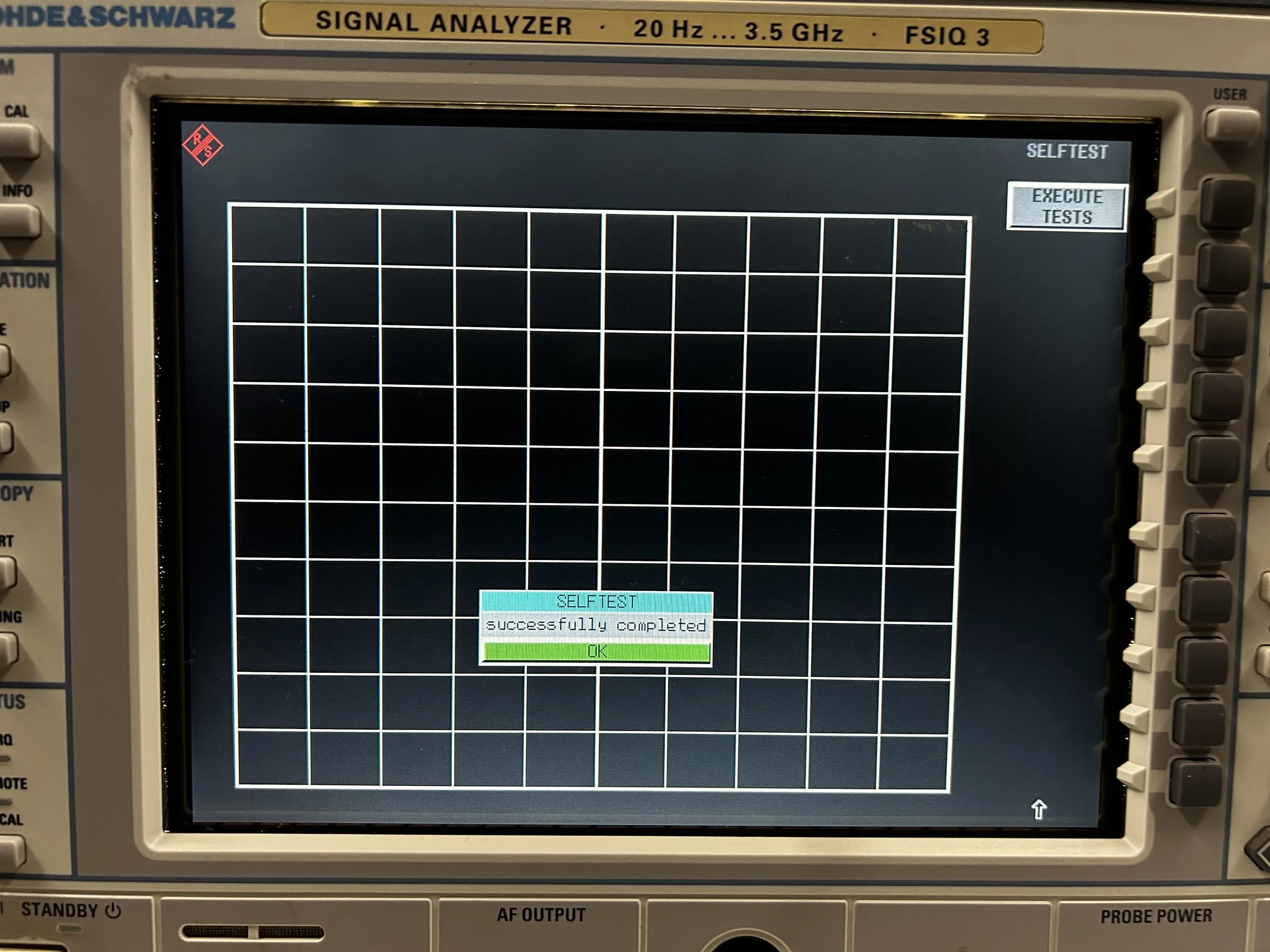 Rohde & Schwarz FSIQ3, Signal Analyzer, 20 Hz- 3,5 GHz, OPT: B4, B5, B7