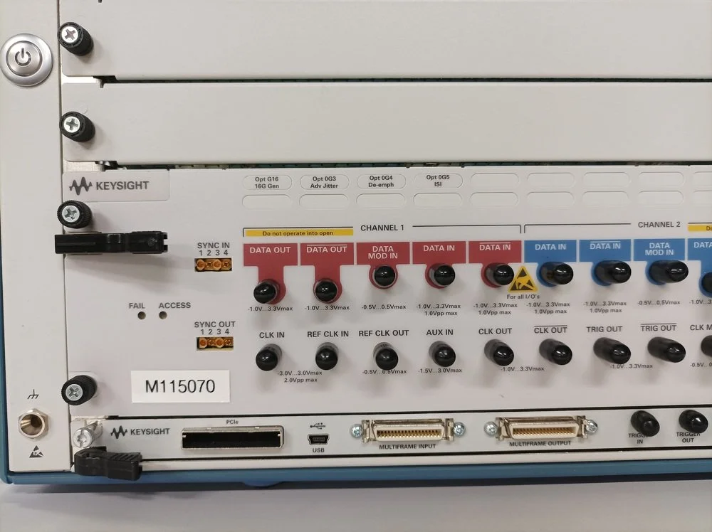 Keysight M8020A, High-Performance BERT, Set w/ M9505A & M8041A, w/OPT, Calibrated #