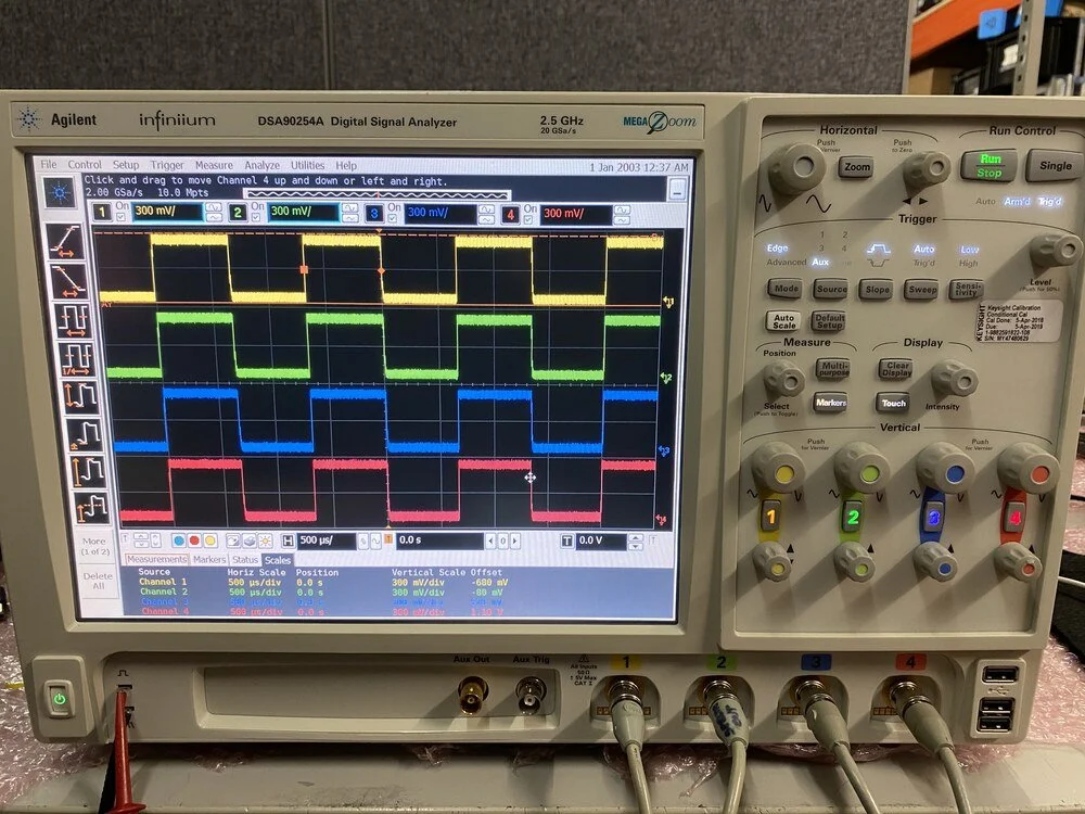 Agilent DSA90254A, Digital Signal Analyzer, 2.5 GHz, 20 GSa/s, OPT: 009, DSA #