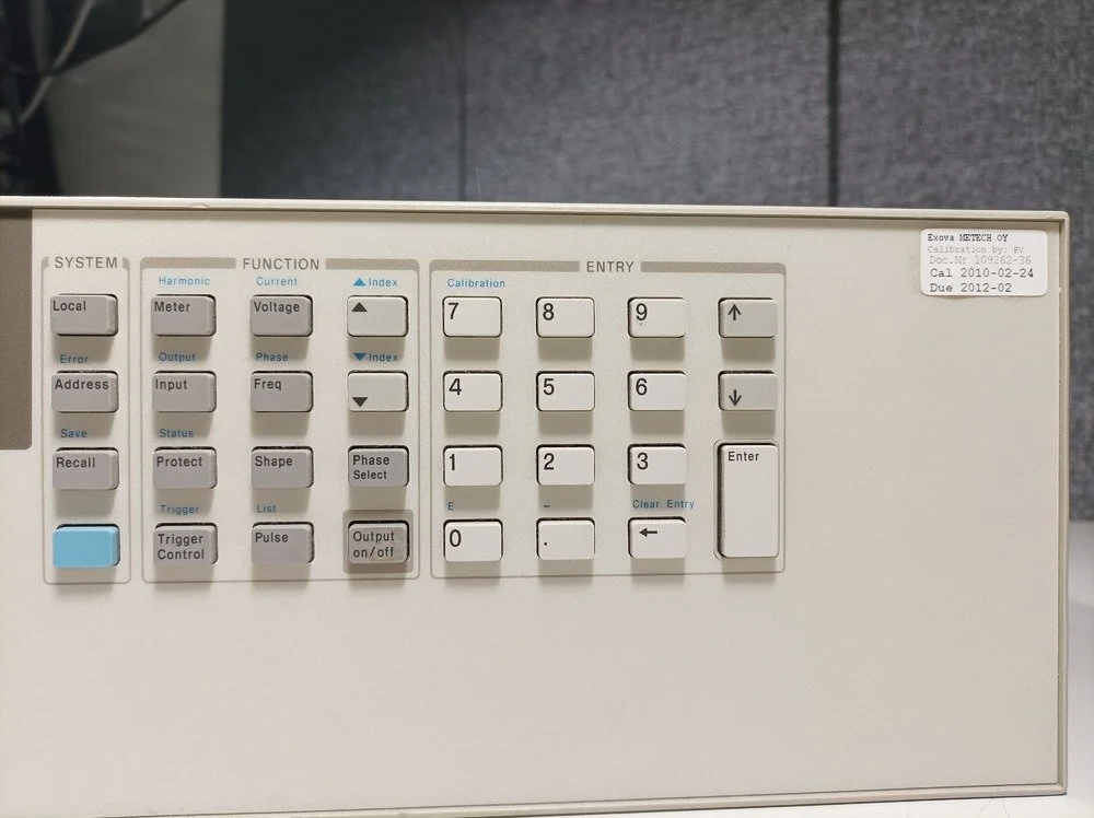 Hewlett Packard 6812A, AC Power Source / Analyzer, 750 VA