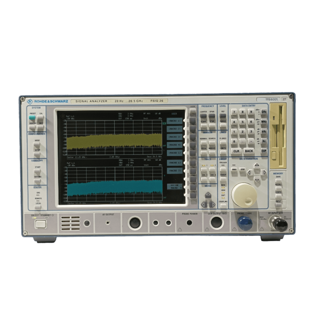 Rohde & Schwarz FSIQ26, Signal Analyzer, 20Hz-26.5GHz, Loaded with Options