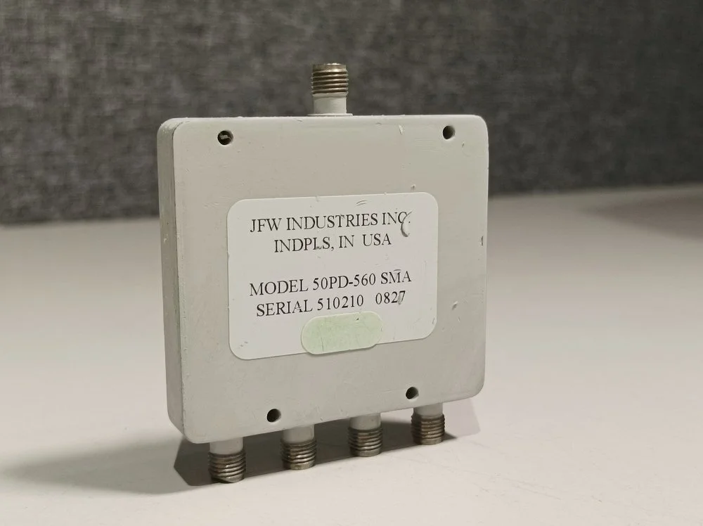 JFW 50PD-560 SMA, 4 WAY REACTIVE POWER DIVIDER/COMBINER